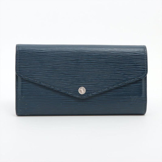 Louis Vuitton Epi Portefeuille Sarah Long Wallet Long Wallet M60585 Andigo Blue