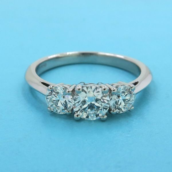 Tiffany & Co Three Stone Diamond Ring