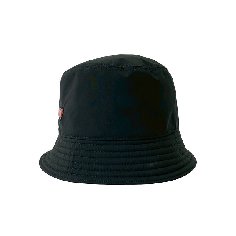 Prada Sports Logo Cotton Bucket Hat Accessory L Men's Black 84155