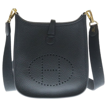 Hermes Evelyne TPM Shoulder Bag Black Taurillon Gold