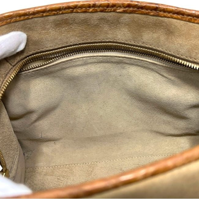 Loewe Handbag Amazona 28 Beige Brown Suede