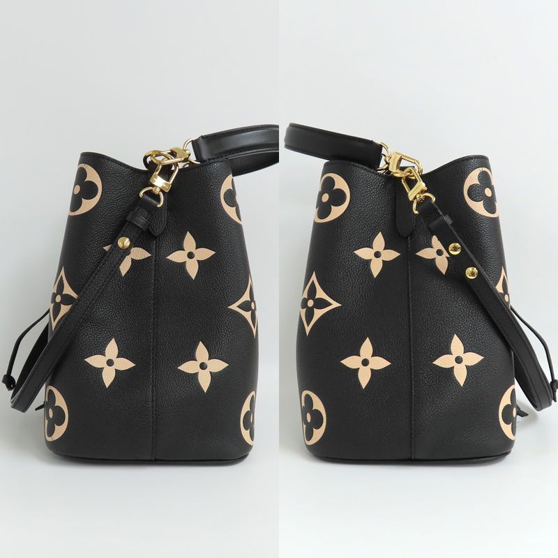 Louis Vuitton Neonoe MM M45497 Bicolor - Monogram Empreinte Black
