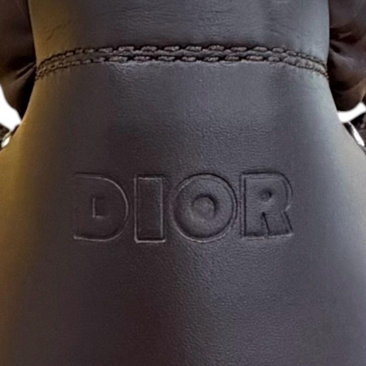 Dior Homme Fabric Leather Snow White Boots Dark Brown — view 8
