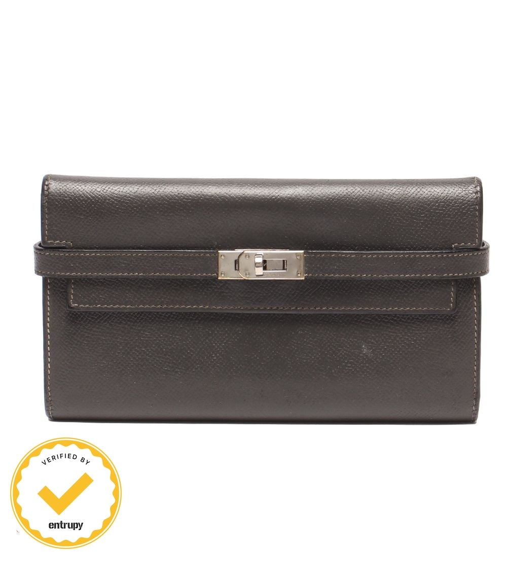 Hermes Wallet Silver Kelly