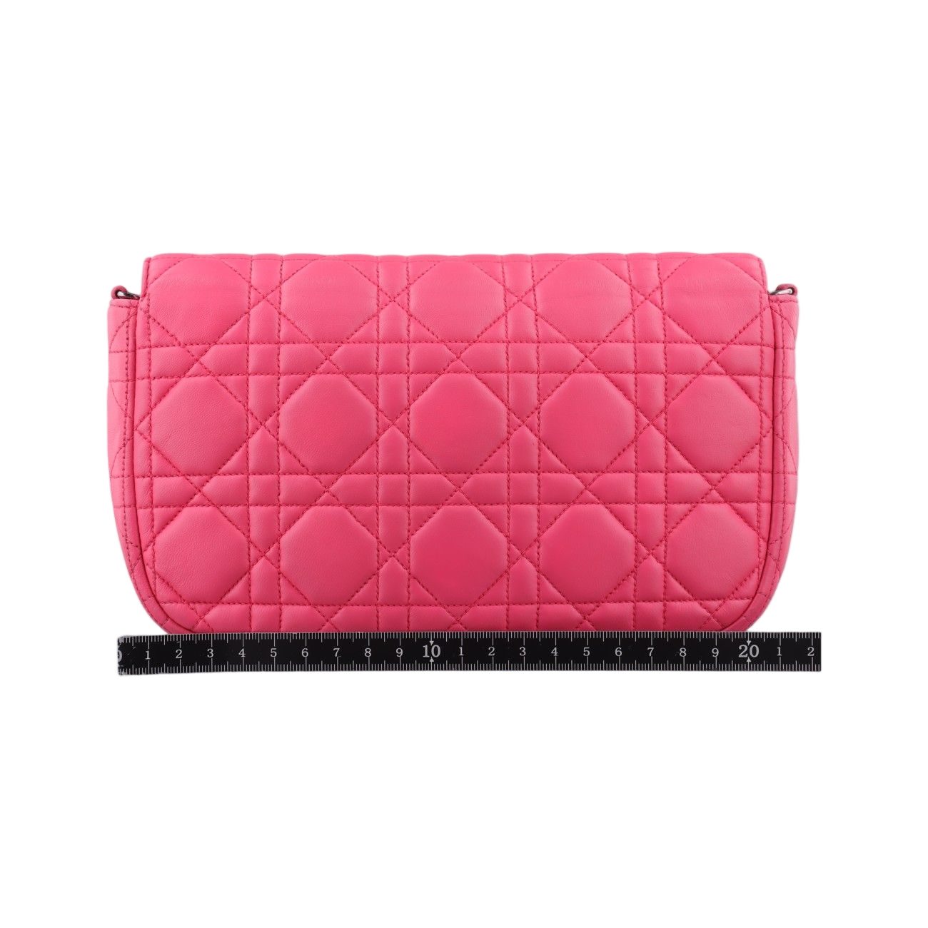 Dior Miss Cannage New Rock Rose Red Lambskin Messenger Bag — view 2