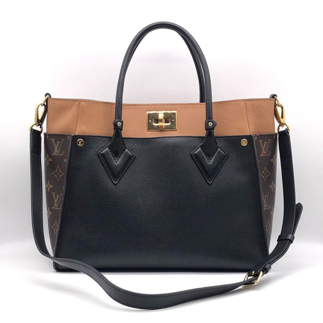 Louis Vuitton Monogram on My Side MM Handbag Noir Black Price Negotiation
