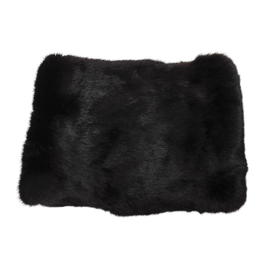 Celine 2 4b13/4798 100% Lapin Fur Neck Warmer Snood Dark Brown TU Made In