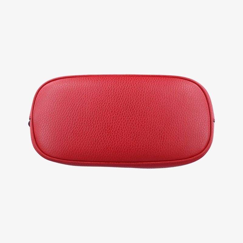 Gucci Interlocking G Charm Dome Red Leather 449661 I023724370