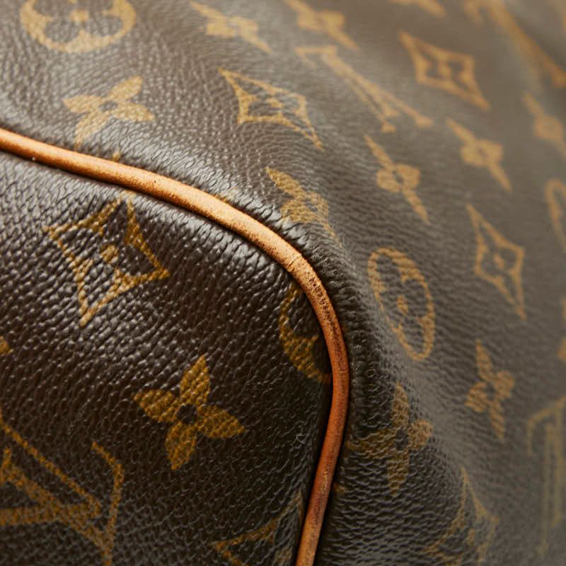 Louis Vuitton Monogram Keepall 60 Boston Bag Travel Bag M41422 Brown PVC
