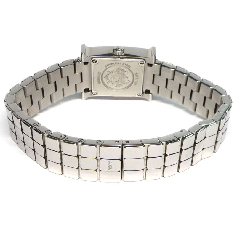 Hermes H Watch Mini 21 mm (0.83in) Hh1.131 SS Ashie Bracelet White