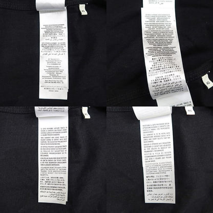 Gucci Long Sleeve Shirt Gold Logo 40 595268 BK Gold Button Back Print