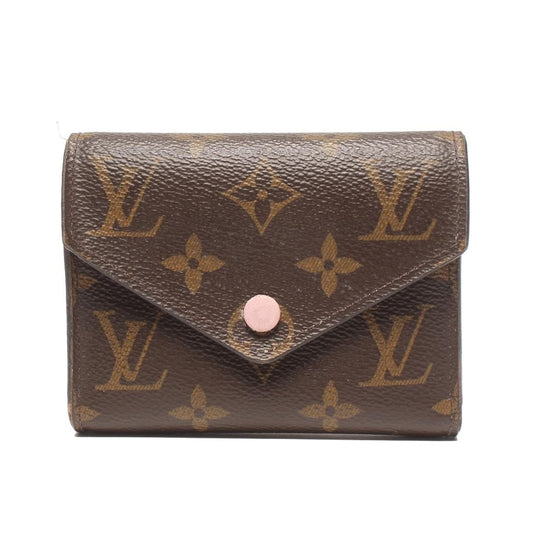 Louis Vuitton Trifold Wallet Compact Portefeuille Victorine Monogram Brown And Others