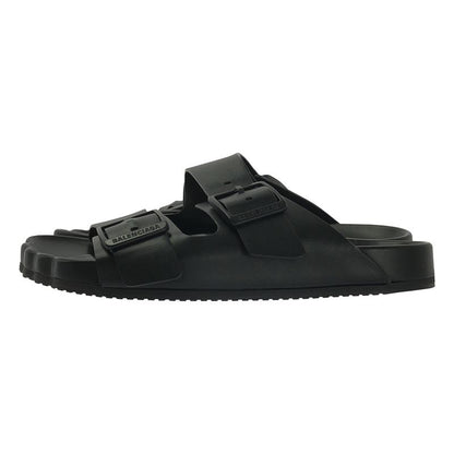 Balenciaga Sunday Leather Strap Sandals - 42 - Black - Men's