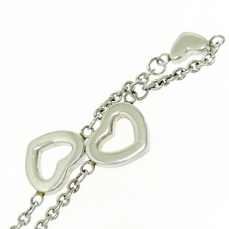 Tiffany & Co Tiffany & Co Silver Heart Link Lariat Bracelet 7.1g 925 Engraved