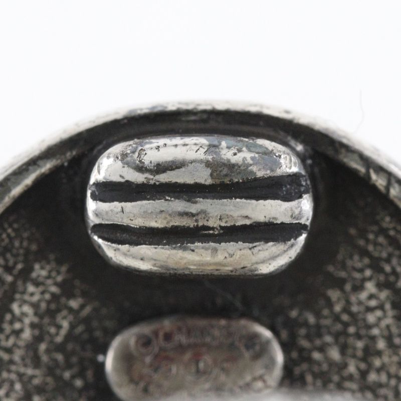 Chanel Coco Mark Metal Silver 99P Ladies 11.7g Earring