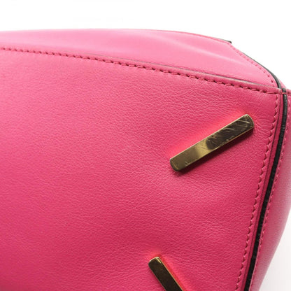 Loewe Handbag Puzzle Bag Pink Purple Leather — view 8