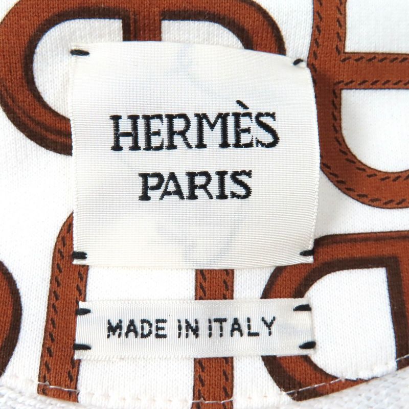 Hermes 2024 4e4220dd 100% Cotton Marron Alezan Teddy Blouson Serie Button