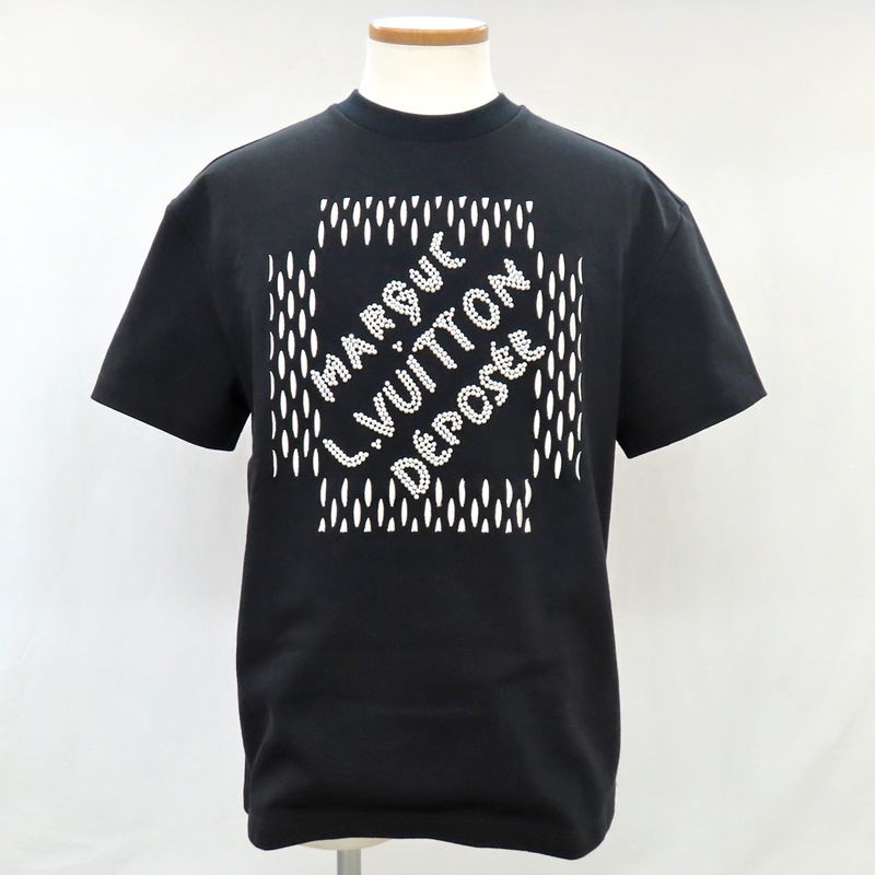 Louis Vuitton Embroidered Signature Cotton T-shirt 1afjff Hqy71wnpl S