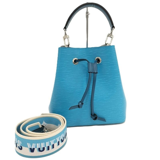Louis Vuitton 2-Way Shoulder Bag Neo Noe BB Epi Turquoise Blue