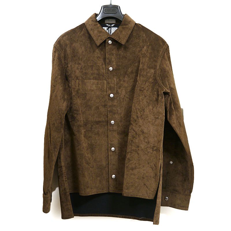 Dior Cactus Jack Oversized Shirt Jacket 46 Brown