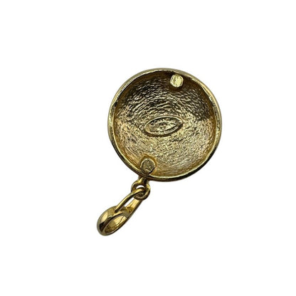 Chanel Necklace Top Vintage Coco Mark Necklace Branded Chain Jewelry Gold Ladies