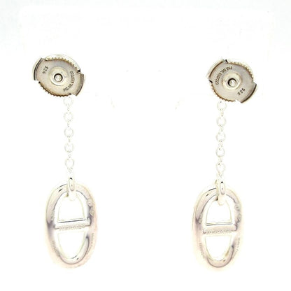 Hermes Earrings Chaine D'ancre In Silver