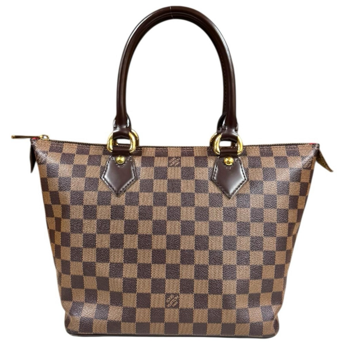 Louis Vuitton Saleya PM Damier Handbag Canvas Brown