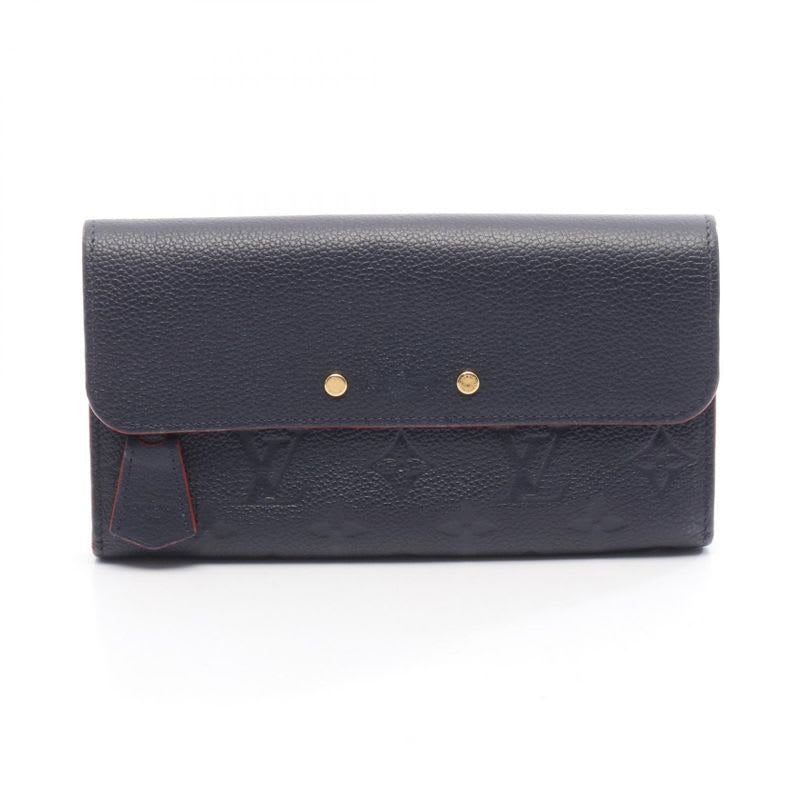 Louis Vuitton Bifold Long Wallet Portefeuille Pont Neuf Monogram Empreinte