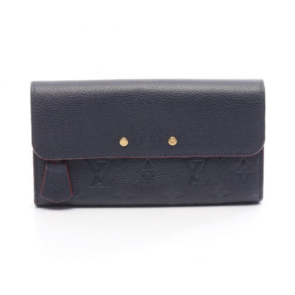 Louis Vuitton Bifold Long Wallet Portefeuille Pont Neuf Monogram Empreinte