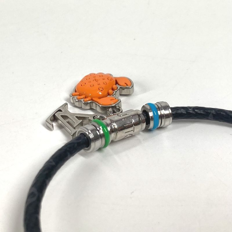 Louis Vuitton Bracelet Keep It Club M8822e Monogram Eclipse Canvas Black