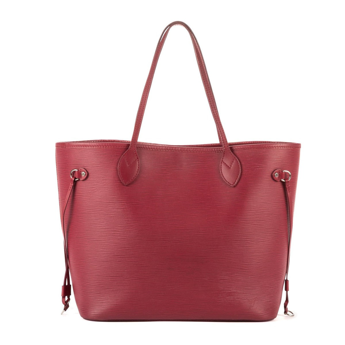Louis Vuitton Neverfull Red Fuchsia Epi Handbag