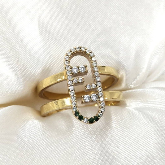 Fendi O-lock Ring Gold