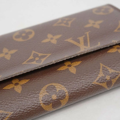 Louis Vuitton Long Wallet Monogram Portefeuille Sarah M60531 Brown Ladies
