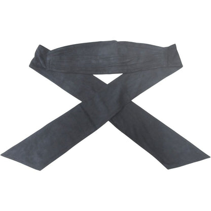Chanel 11c Suede Leather Kama Band Corset Waist Belt Navy