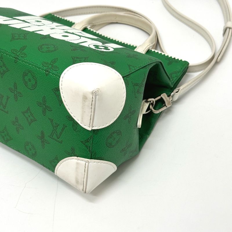 Louis Vuitton Handbag Everyday LV Ritter M80815 Monogram Canvas Green