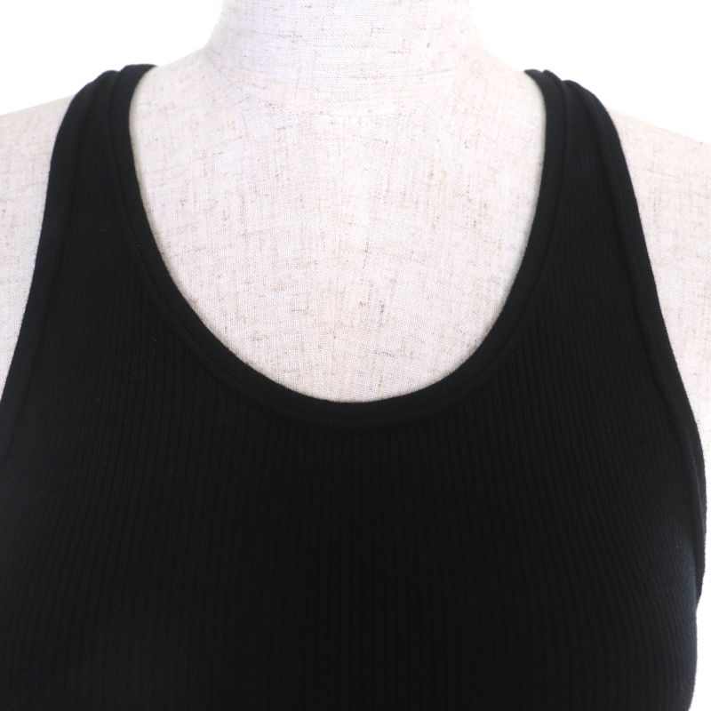 Celine 2a68l372n Athlete Bra / Mesh Logo Design Top Black / Cream S Made In