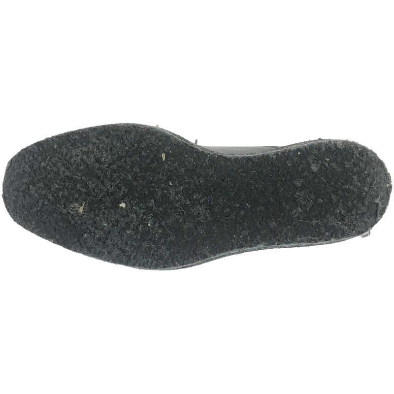 Celine Cles Peep Sole Leather Oxford Shoes Black 38