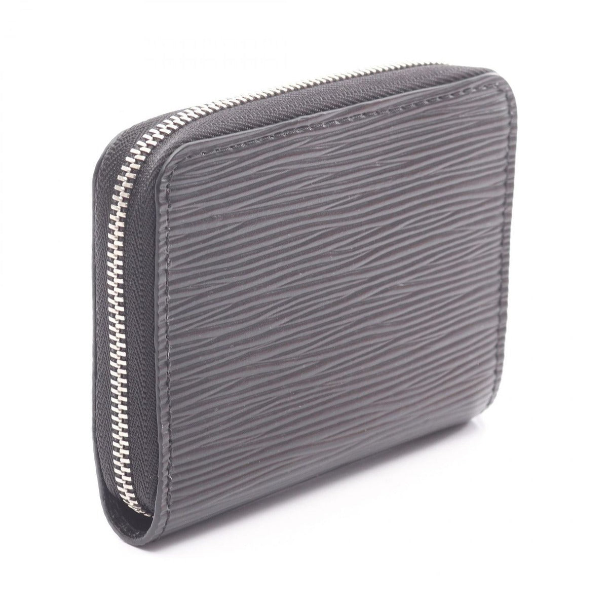 Louis Vuitton Coin Case Zippy Purse Noir Black Leather — view 2