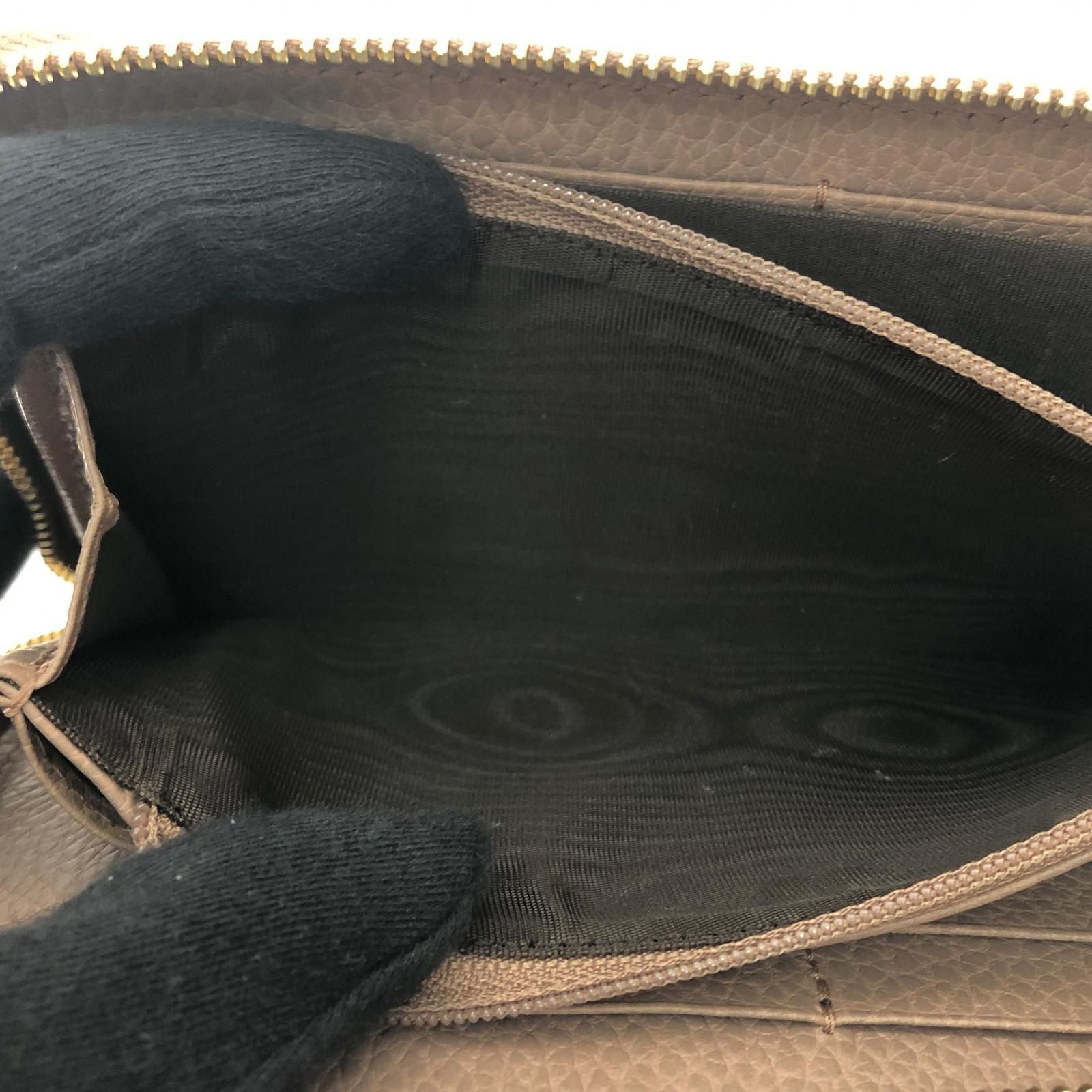 Gucci Women's Long Wallet Zip Around Wallet Petit Marmont Gold Hardware GG