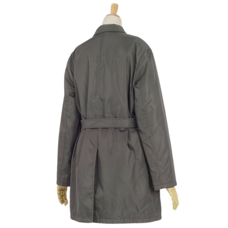 Prada Jacket Coat Long Sleeve Nylon Be — view 7