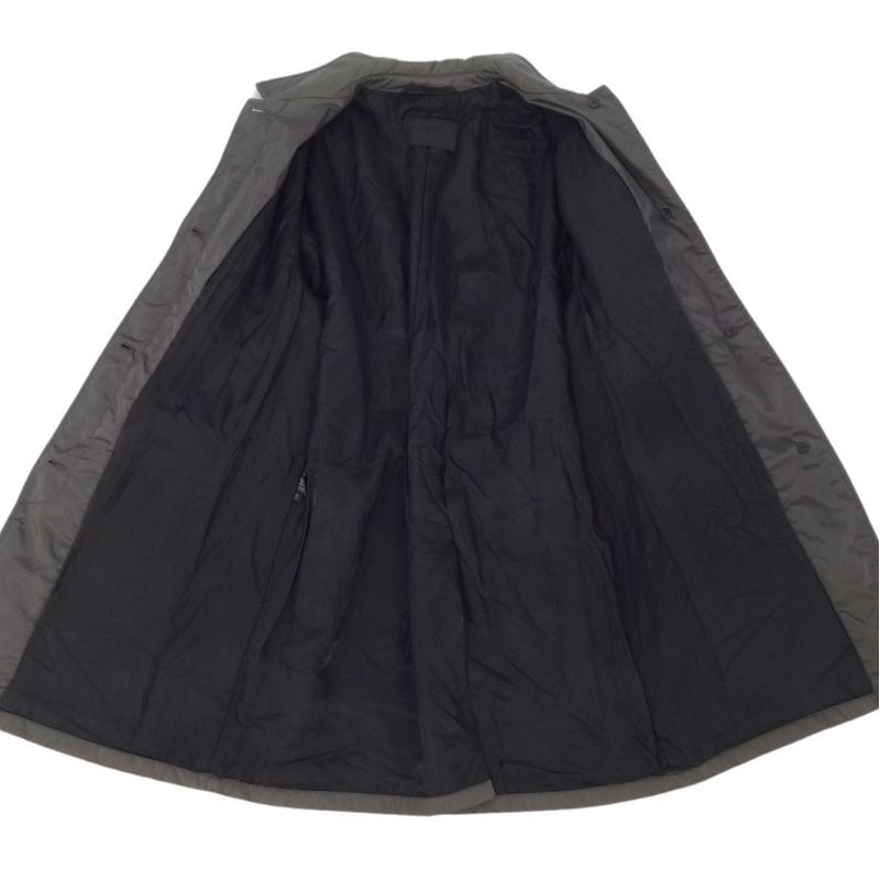Prada Jacket Coat Long Sleeve Nylon Be — view 8