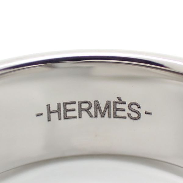 Hermes Carrousel Ring T58 Bleu De France Blue Clous Sel Horse Profile