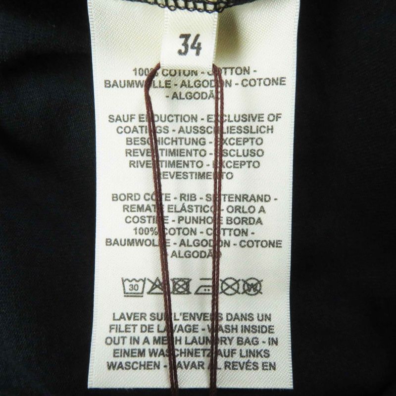 Hermes 23SS 3h4611dl Do Re Boucles Do Re Boucles Cotton Short Sleeve T-shirt