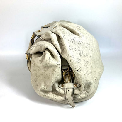 Louis Vuitton Shoulder Bag XL M95548 Monogram Mahina Leather Gris Beige