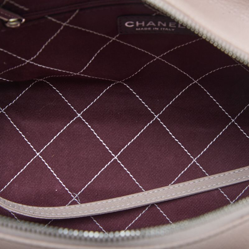 Chanel Matelasse Coco Mark 2WAY Handbag Caviar Skin Pink With Silver Hardware