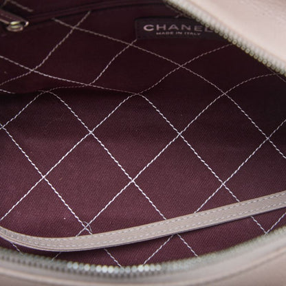 Chanel Matelasse Coco Mark 2WAY Handbag Caviar Skin Pink With Silver Hardware