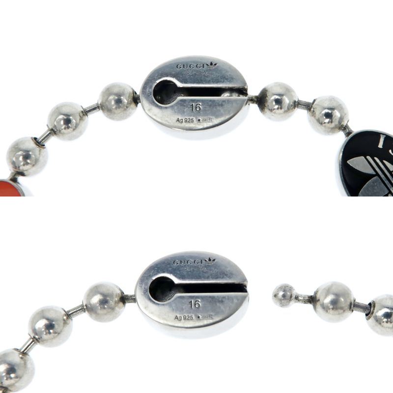 Gucci Adidas Collaboration Bracelet Ball Chain 16 Ag925 Multicolor