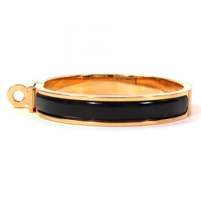 Hermes Mini Clic Kelly Mini Clic Kelly GP Bangle Bracelet Gold Black Storage