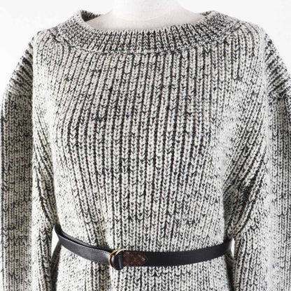 Louis Vuitton 23AW Wool Cotton Leather Belted Patched Long Sleeve Mixed