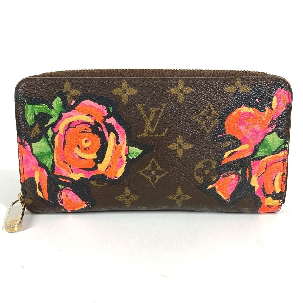 Louis Vuitton Wallet Zippy Monogram Canvas Brown Pink